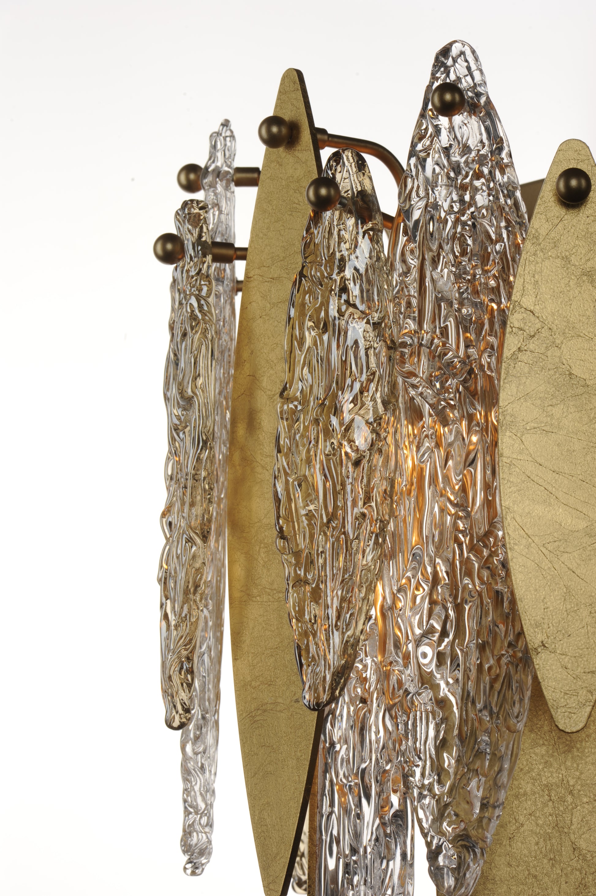 Majestic 3-Light Wall Sconce Gold Leaf by Maxim Lighting