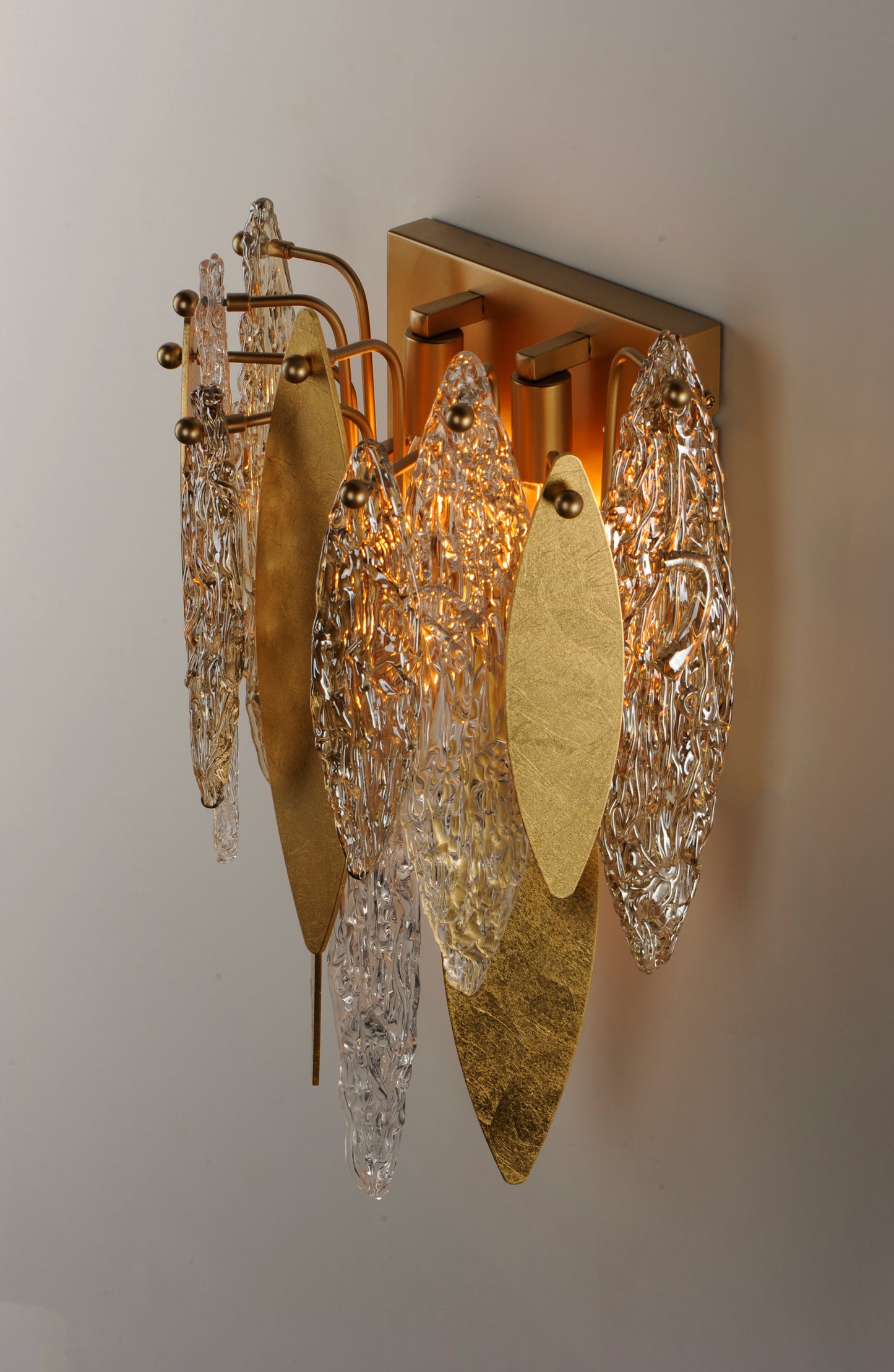 Majestic 3-Light Wall Sconce Gold Leaf by Maxim Lighting