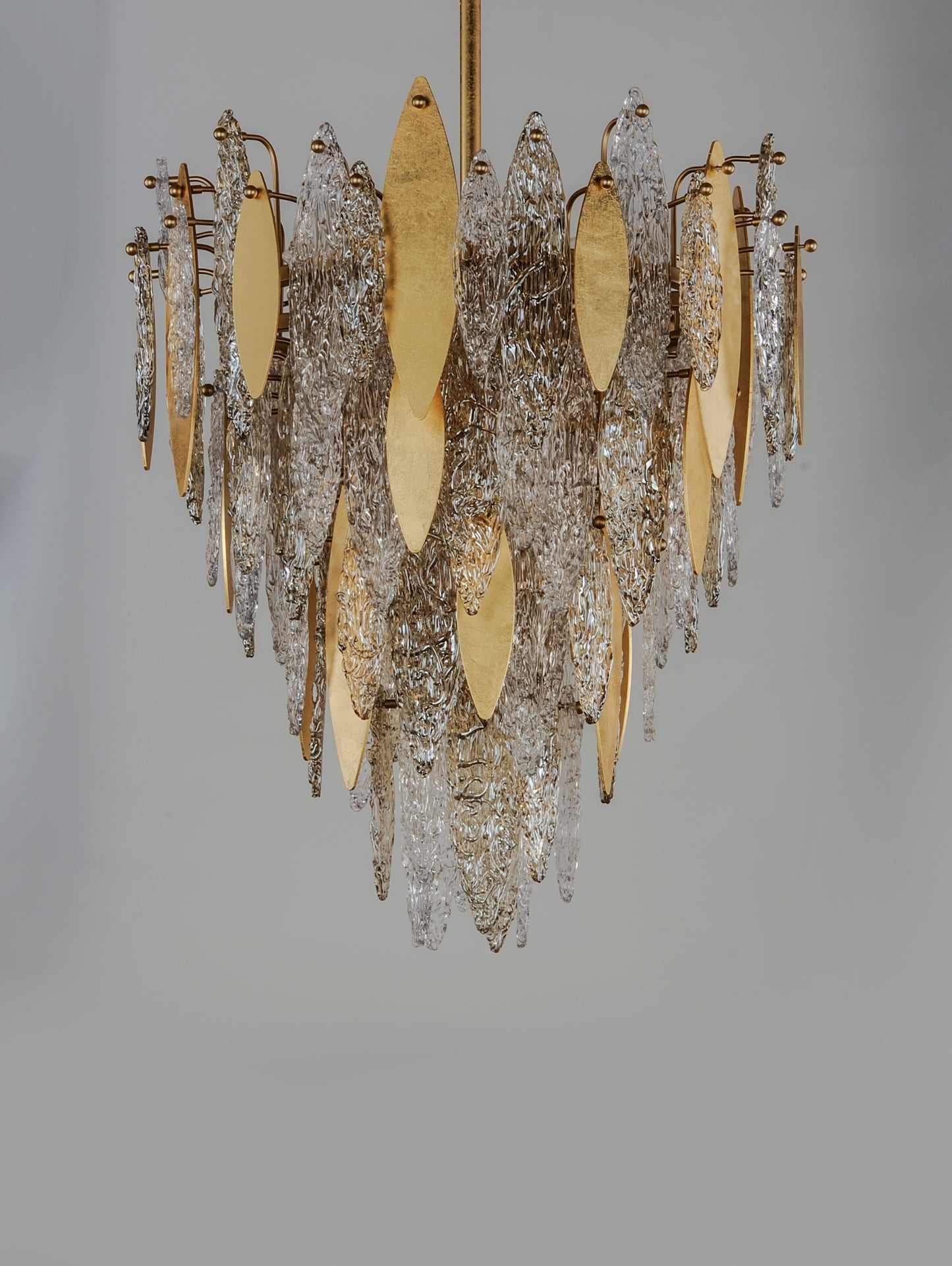 Majestic 12-Light Chandelier Gold Leaf by Maxim Lighting