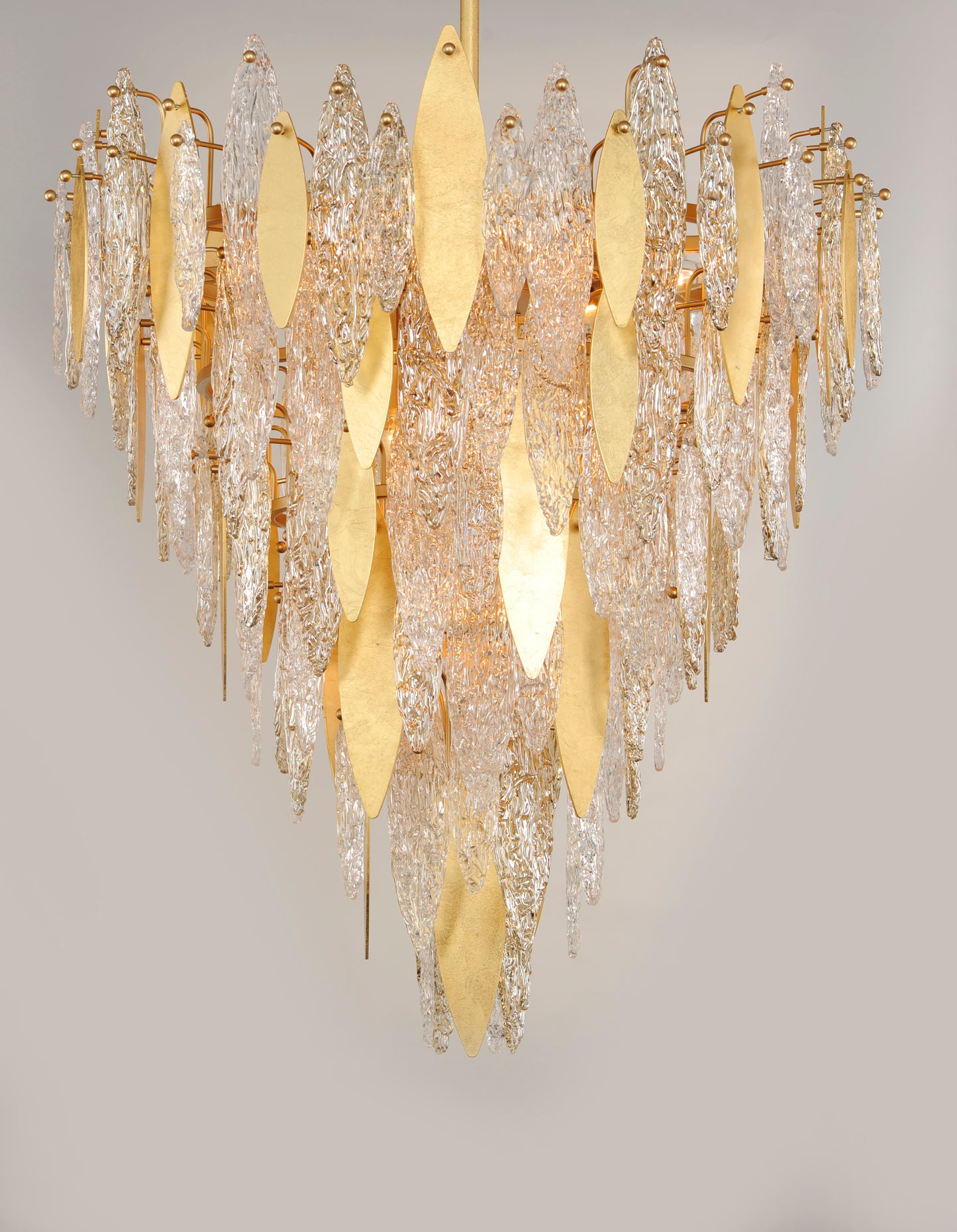 Majestic 21-Light Chandelier Gold Leaf by Maxim Lighting