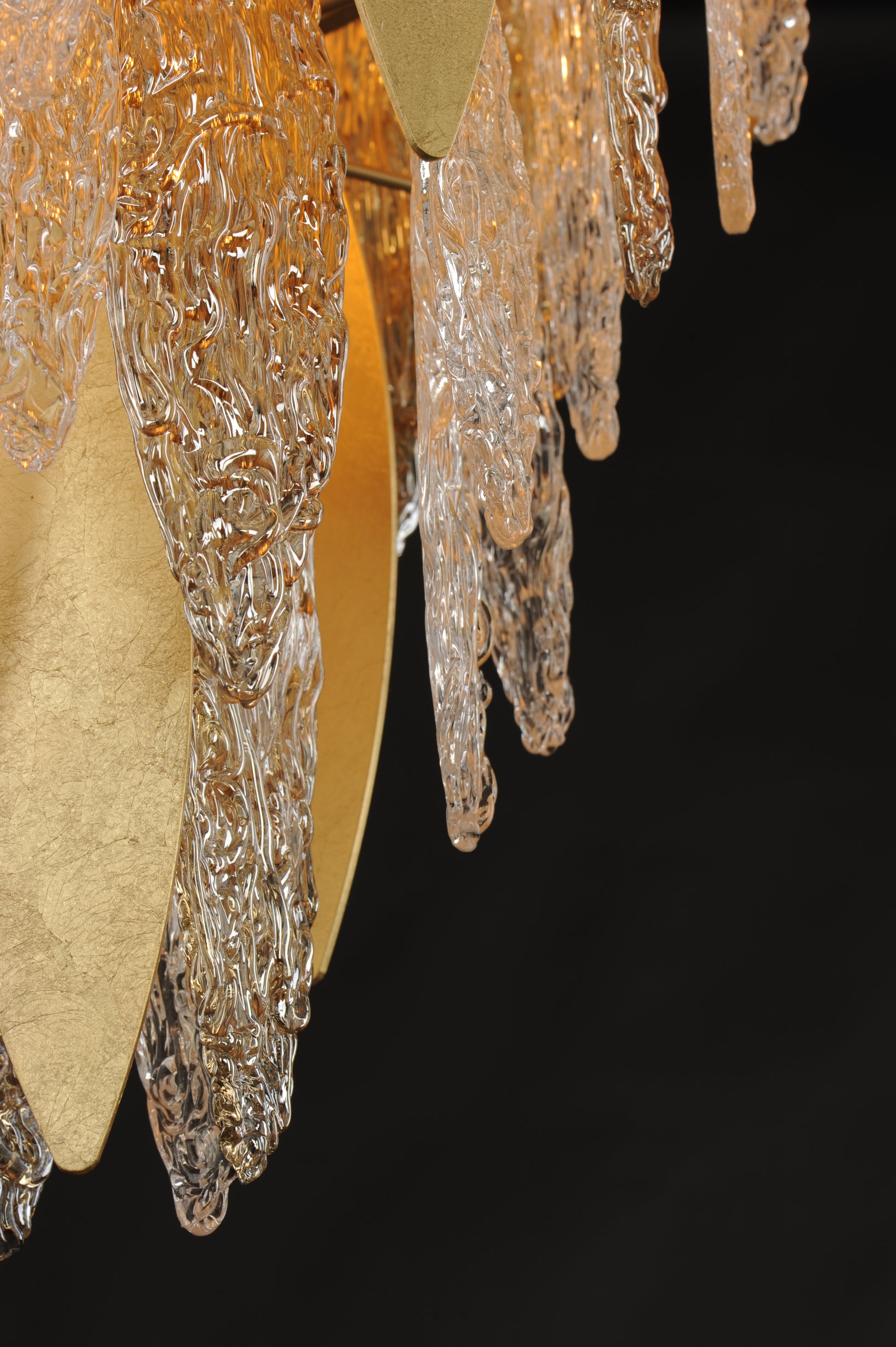 Majestic 21-Light Chandelier Gold Leaf by Maxim Lighting
