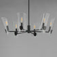 Armory 6-Light Chandelier Black by Maxim Lighting
