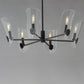 Armory 6-Light Chandelier Black by Maxim Lighting