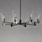 Armory 8-Light Chandelier Black by Maxim Lighting