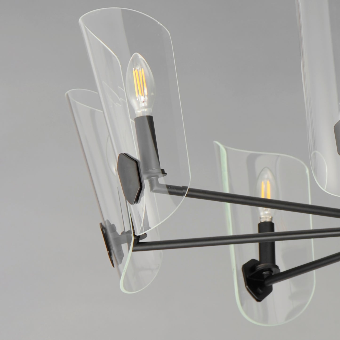 Armory 8-Light Chandelier Black by Maxim Lighting