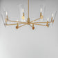 Armory 8-Light Chandelier Natural Aged Brass by Maxim Lighting