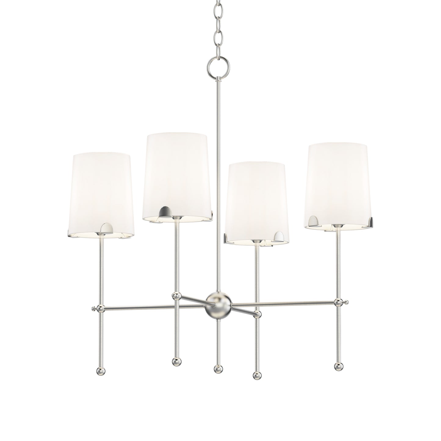 Huntington 4-Light Chandelier Satin Nickel by Maxim Lighting