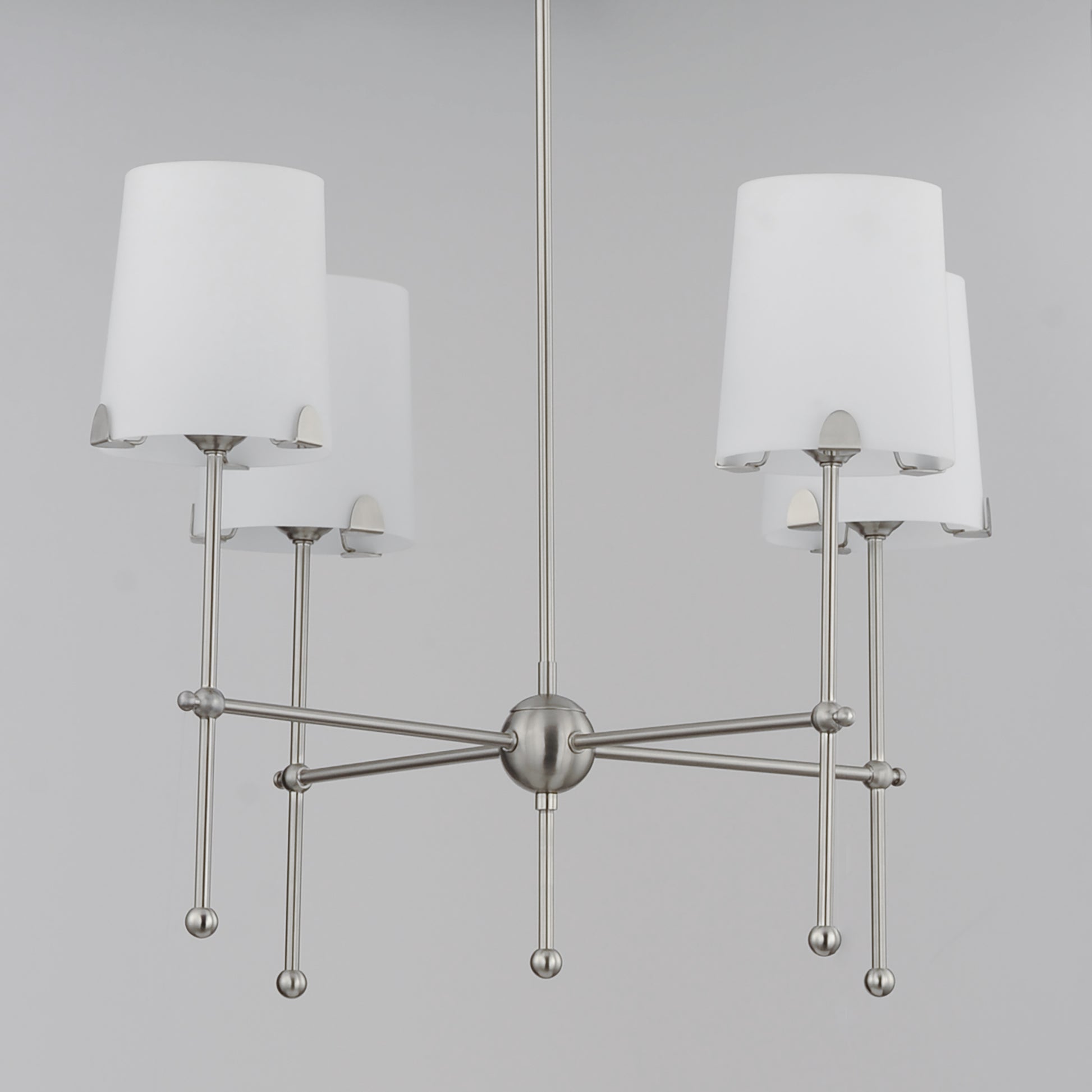 Huntington 4-Light Chandelier Satin Nickel by Maxim Lighting