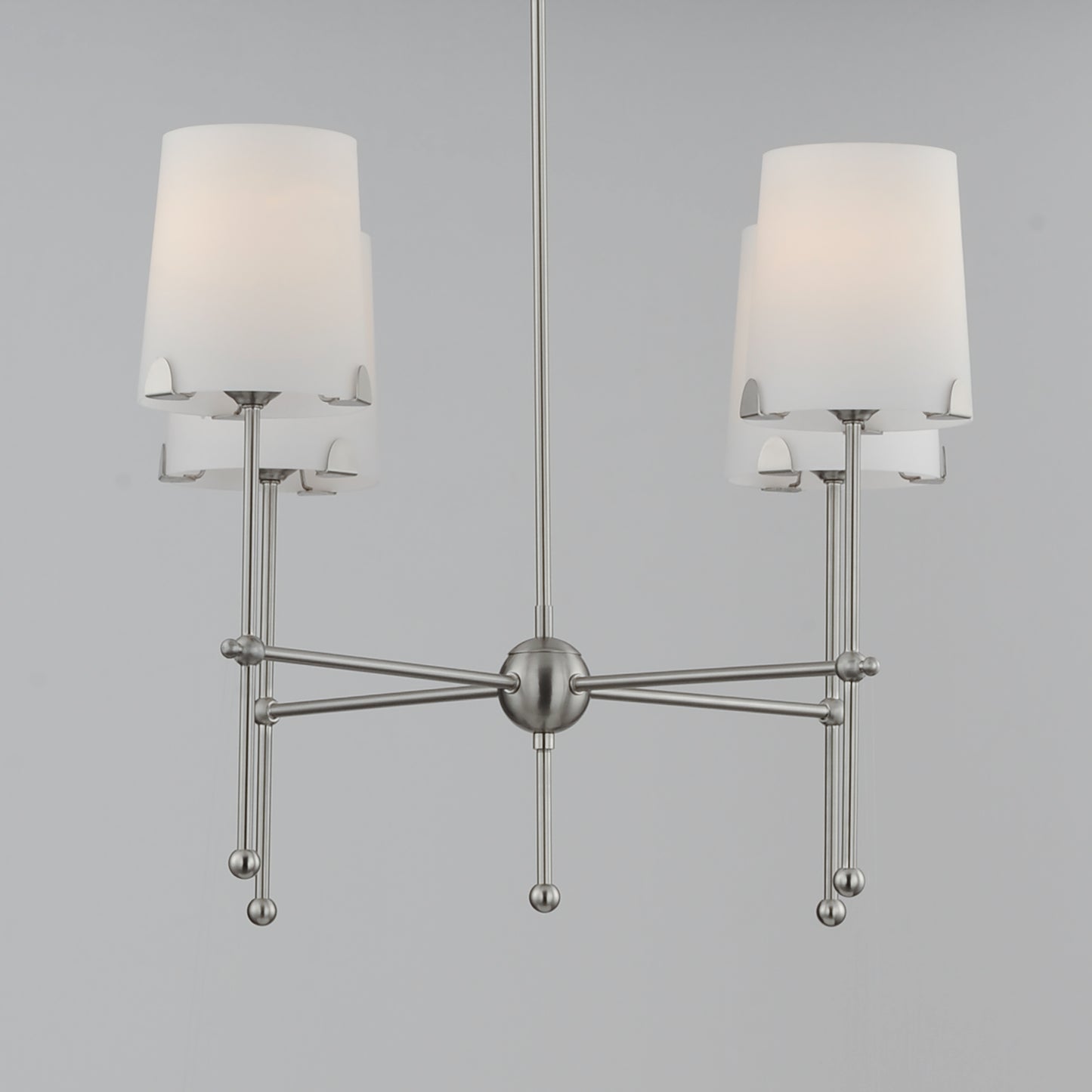 Huntington 4-Light Chandelier Satin Nickel by Maxim Lighting