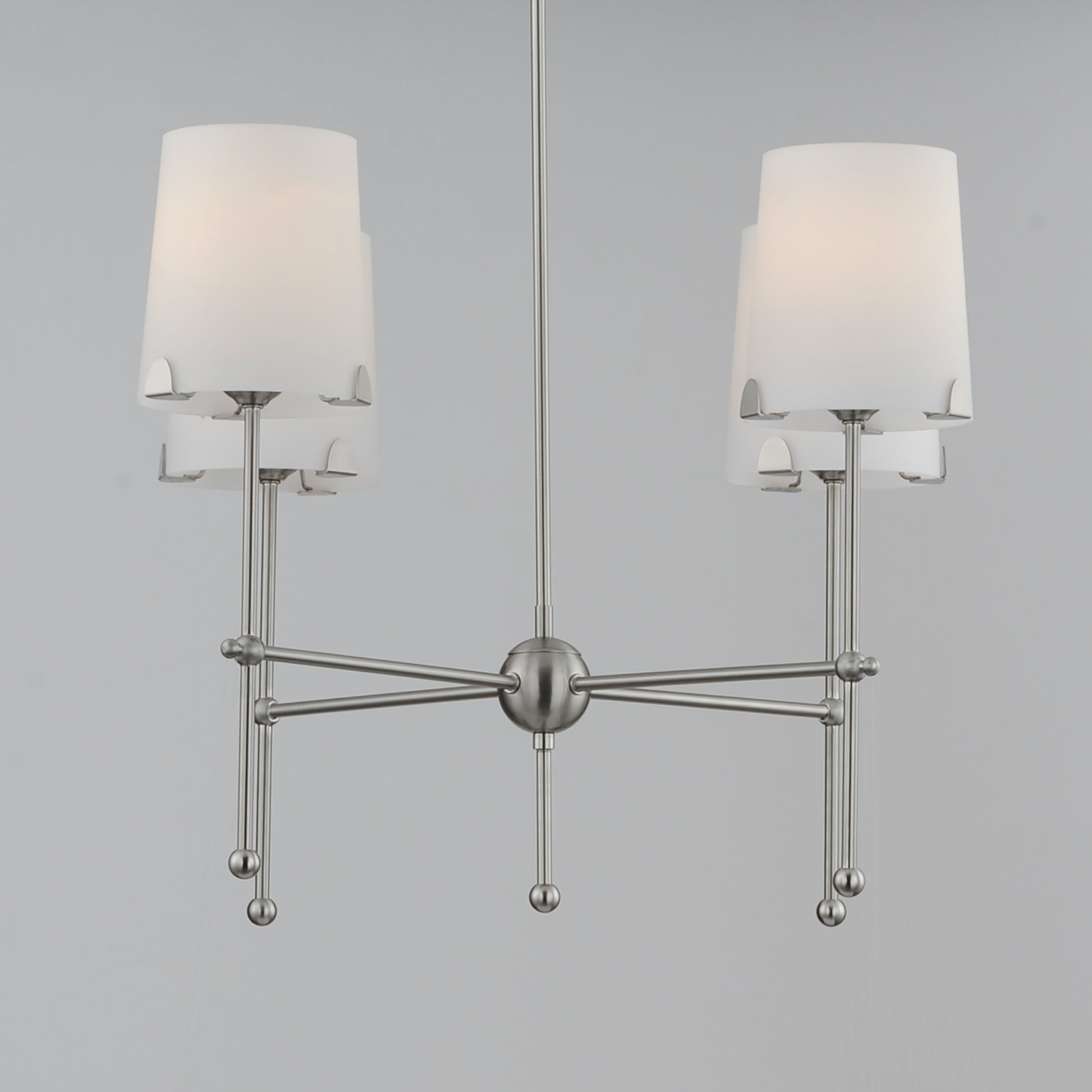 Huntington 4-Light Chandelier Satin Nickel by Maxim Lighting
