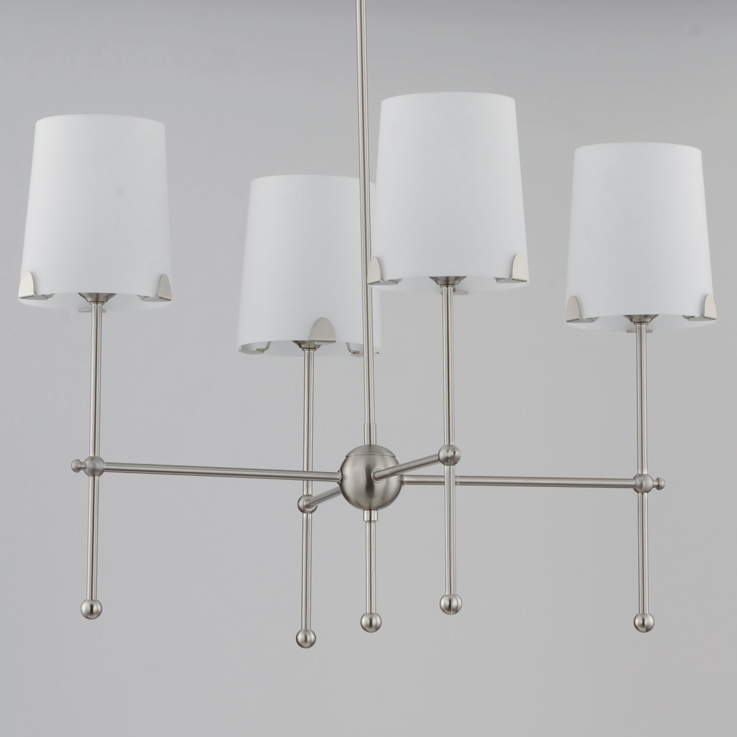 Huntington 4-Light Chandelier Satin Nickel by Maxim Lighting