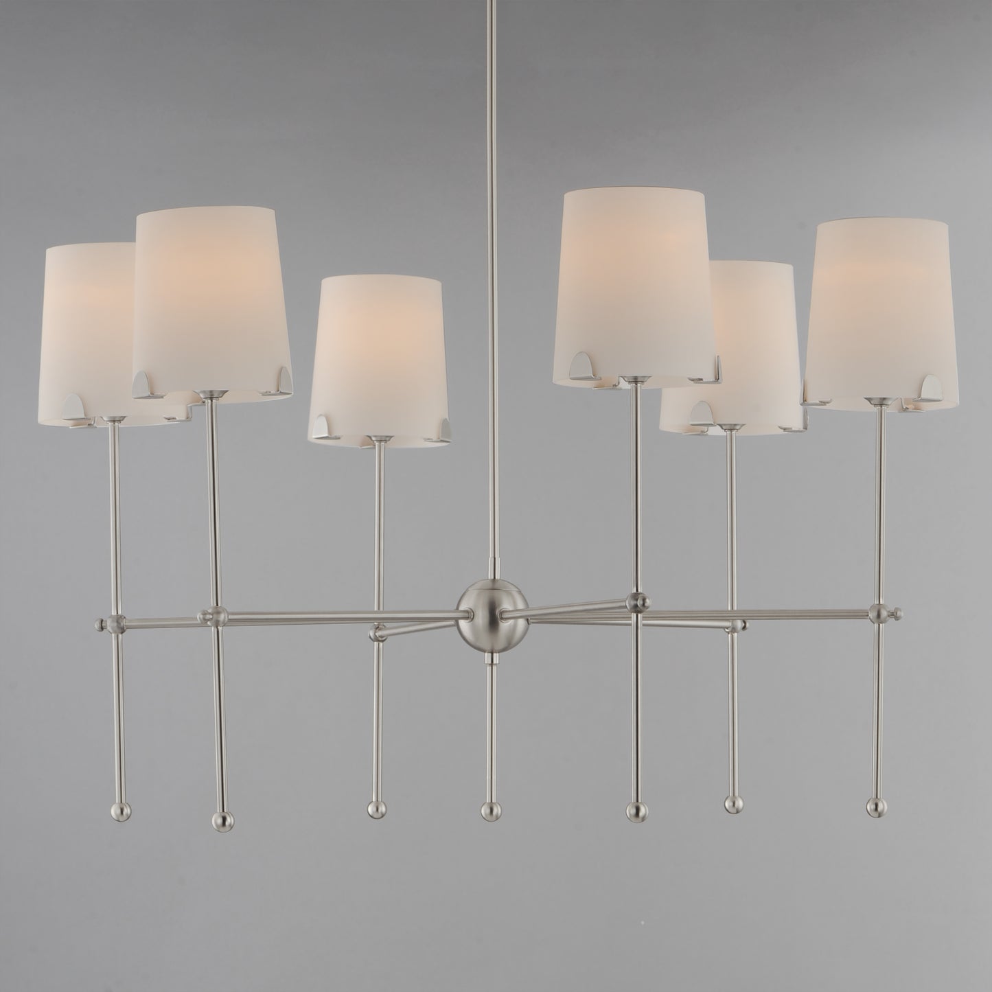 Huntington 6-Light Chandelier Satin Nickel by Maxim Lighting