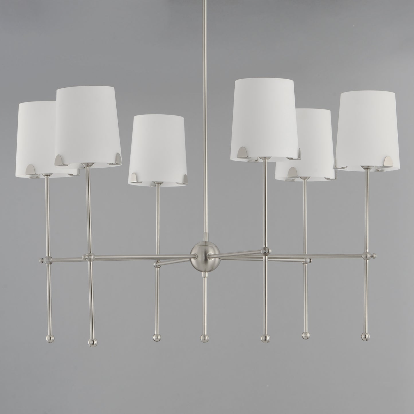 Huntington 6-Light Chandelier Satin Nickel by Maxim Lighting