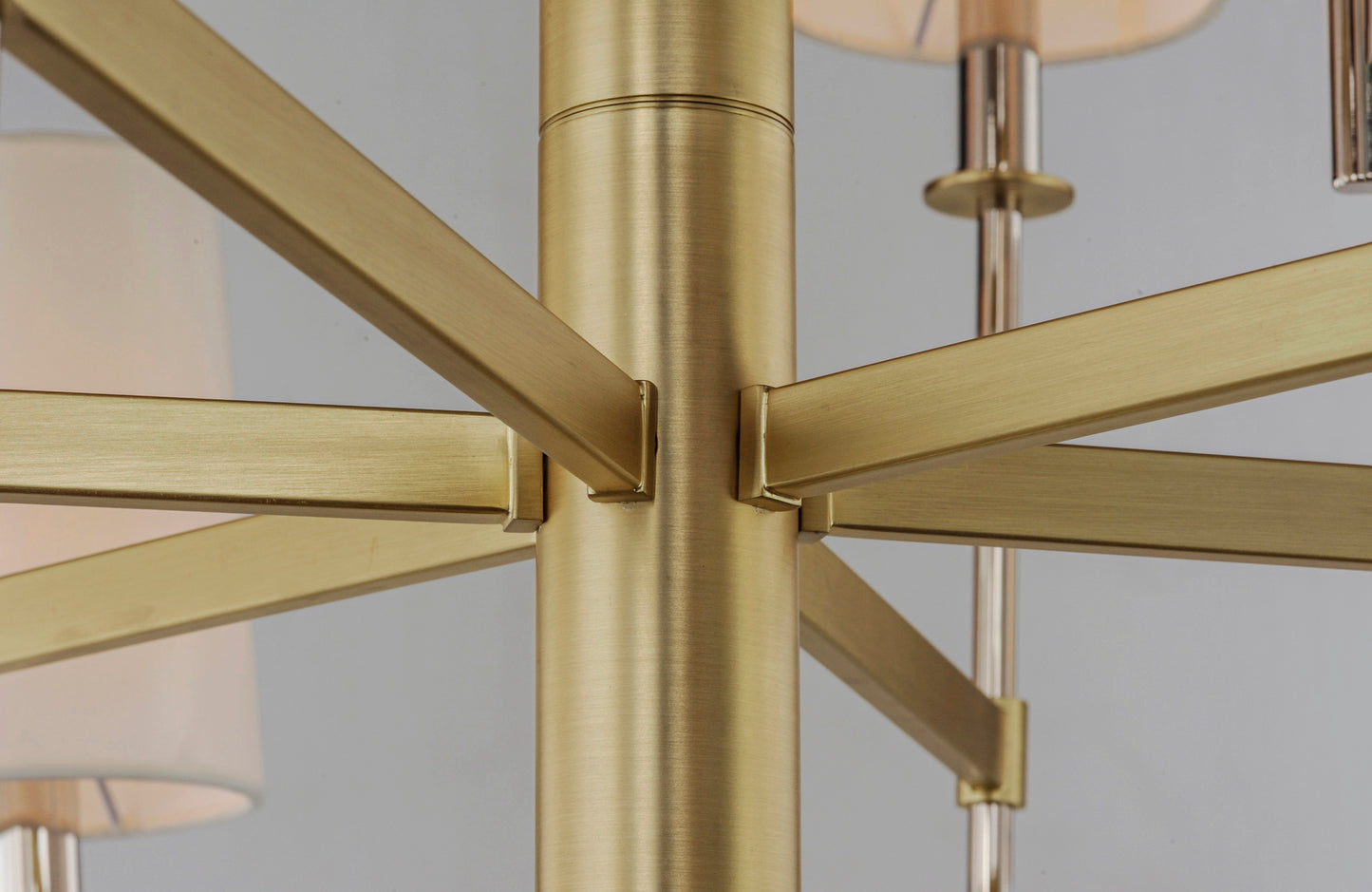Uptown 5-Light Chandelier Satin Brass/Polished Nickel by Maxim Lighting