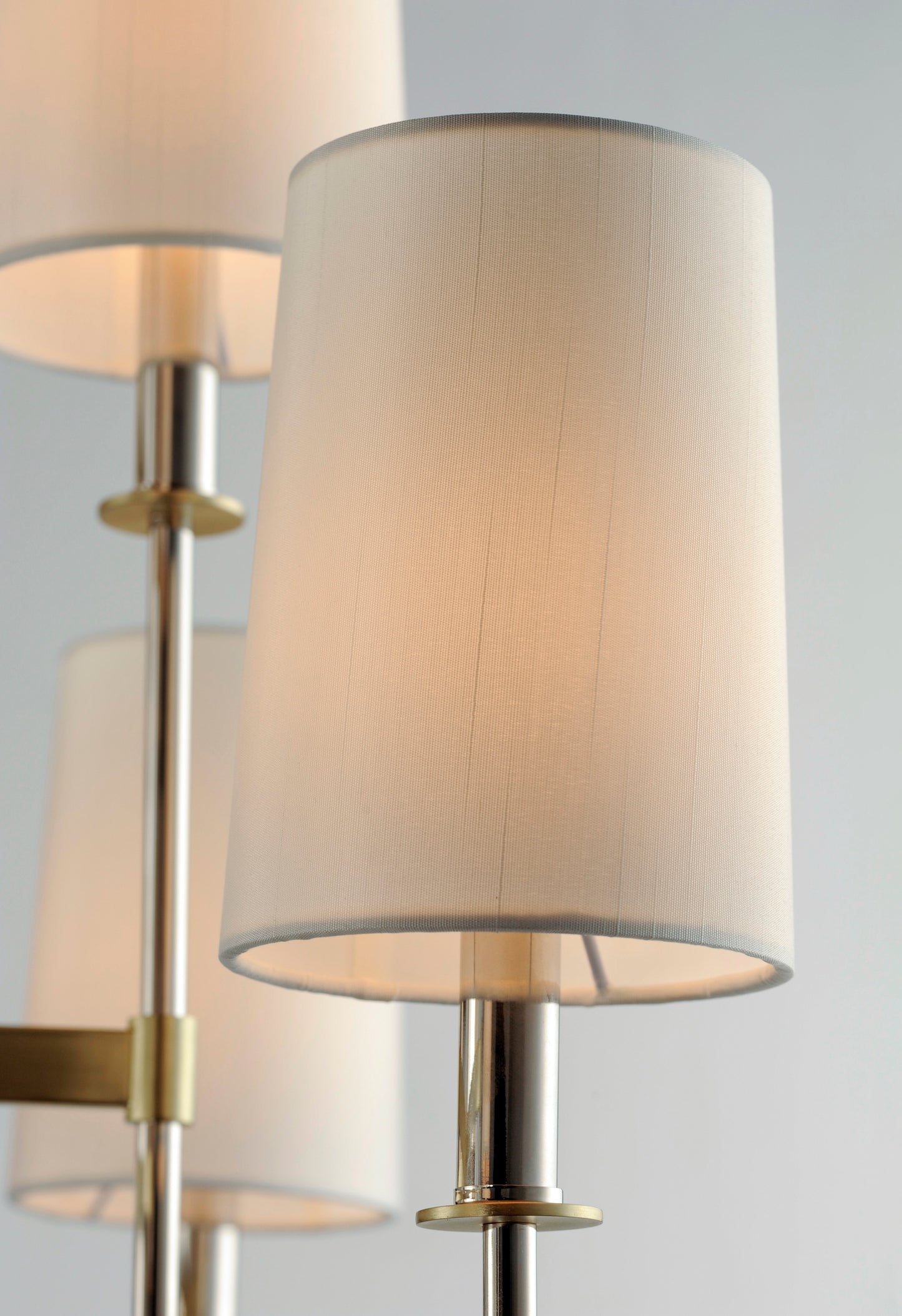Uptown 8-Light Chandelier Satin Brass/Polished Nickel by Maxim Lighting