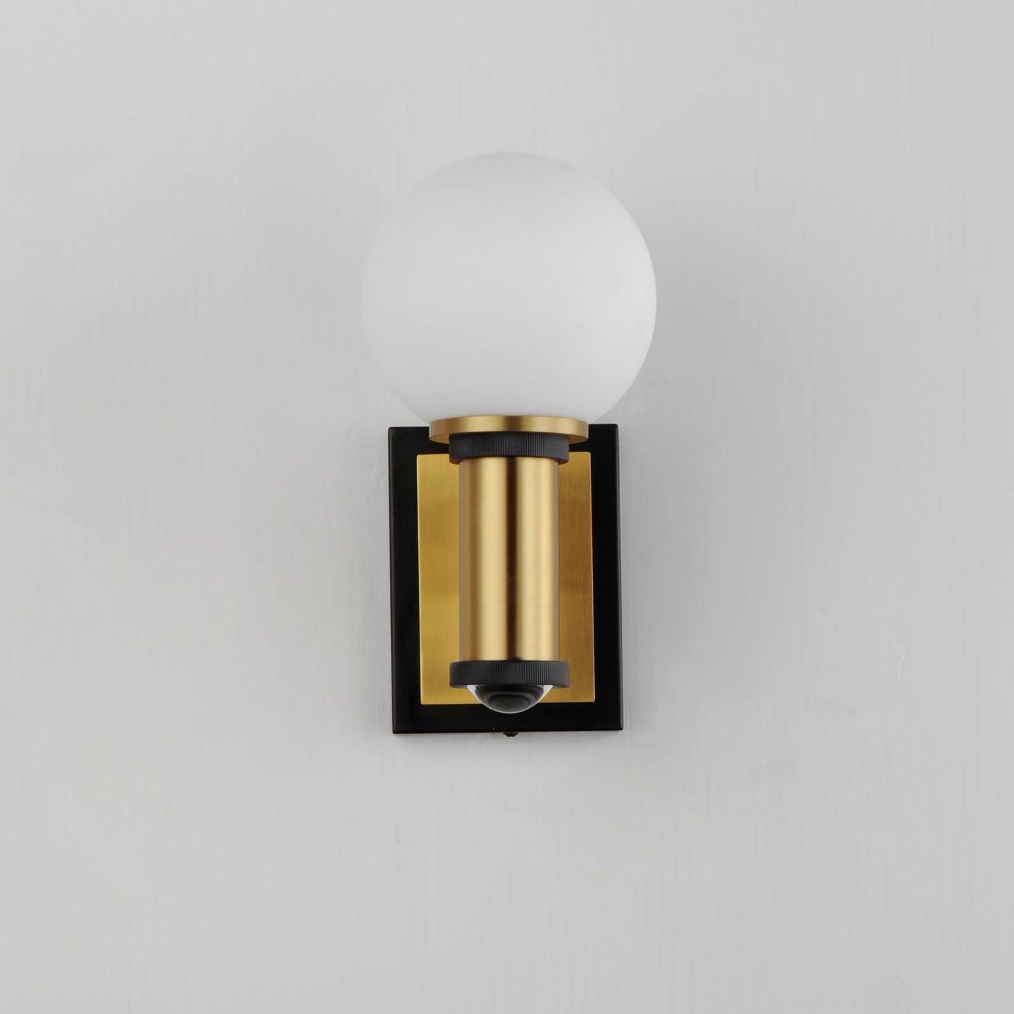 San Simeon 2-Light LED Wall Sconce Black/Natural Aged Brass by Maxim Lighting