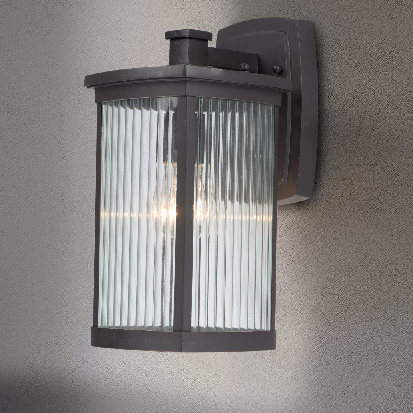 Terrace Medium Outdoor Wall Lantern Bronze by Maxim Lighting
