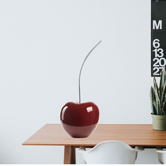 Small Red Wine Cherry Sculpture 18" Tall - Finesse Decor E2245-RW