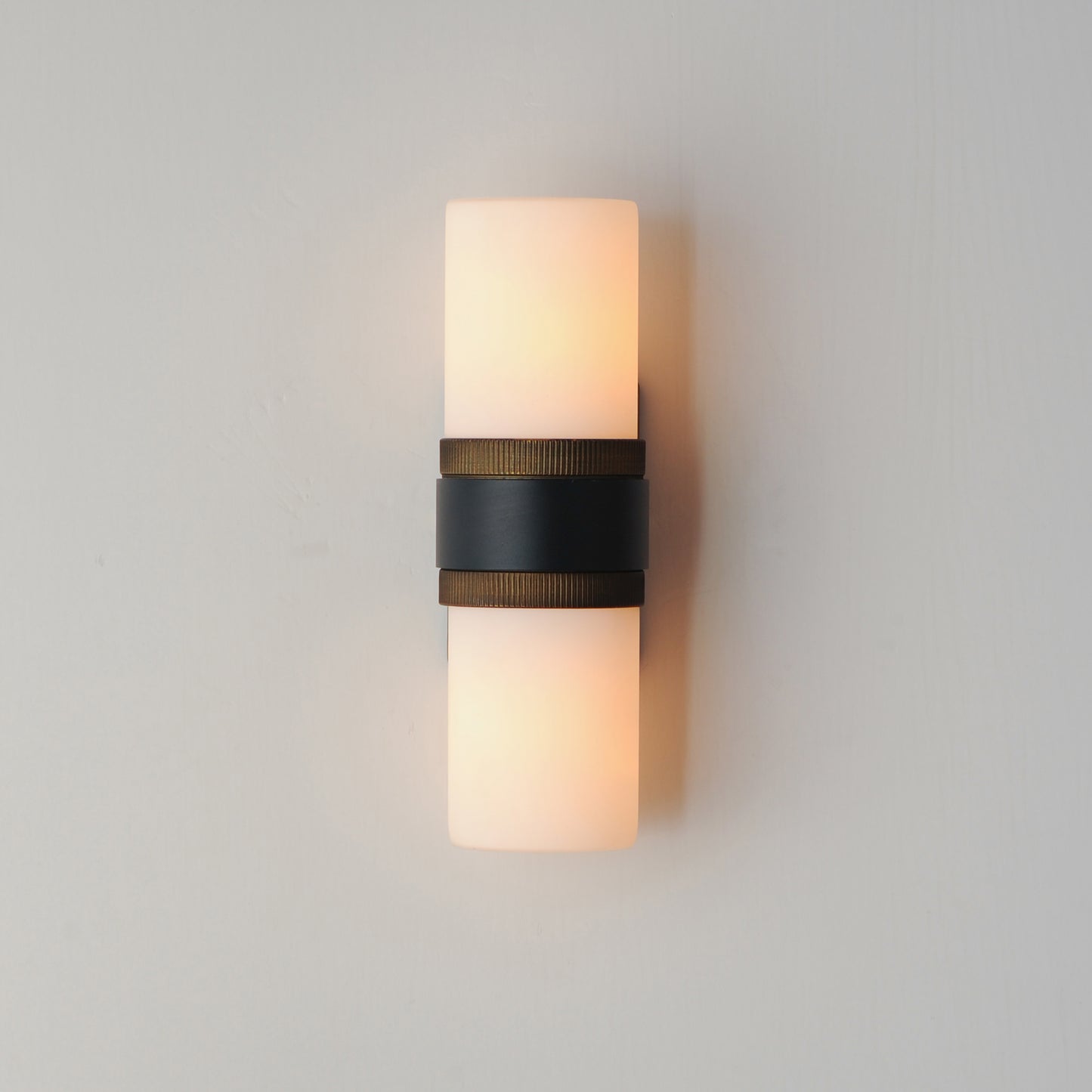 Ruffles 2-Light Bath Vanity Black/Antique Brass by Maxim Lighting