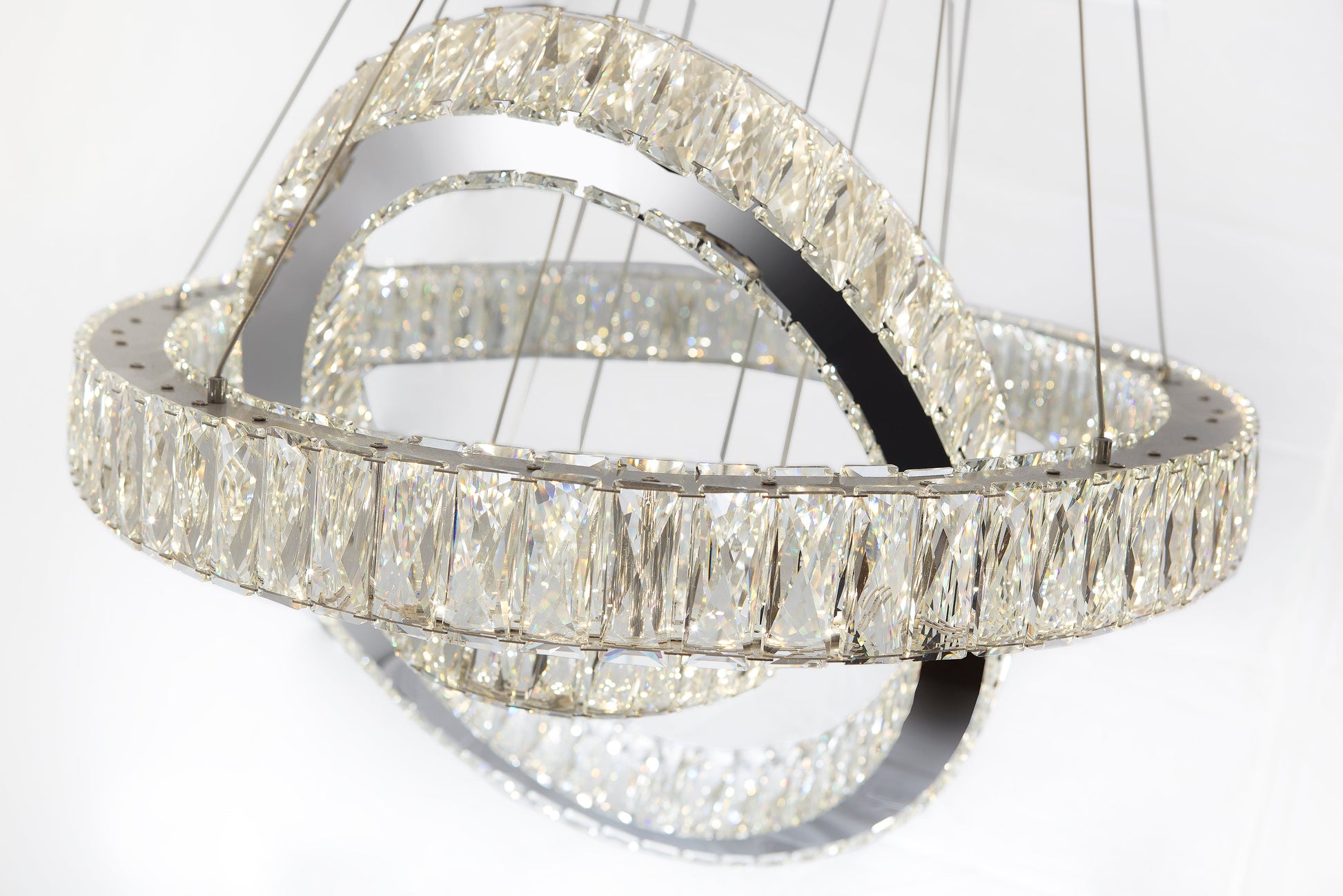 Crystal Elegance LED Chandelier - Finesse Decor CH-414