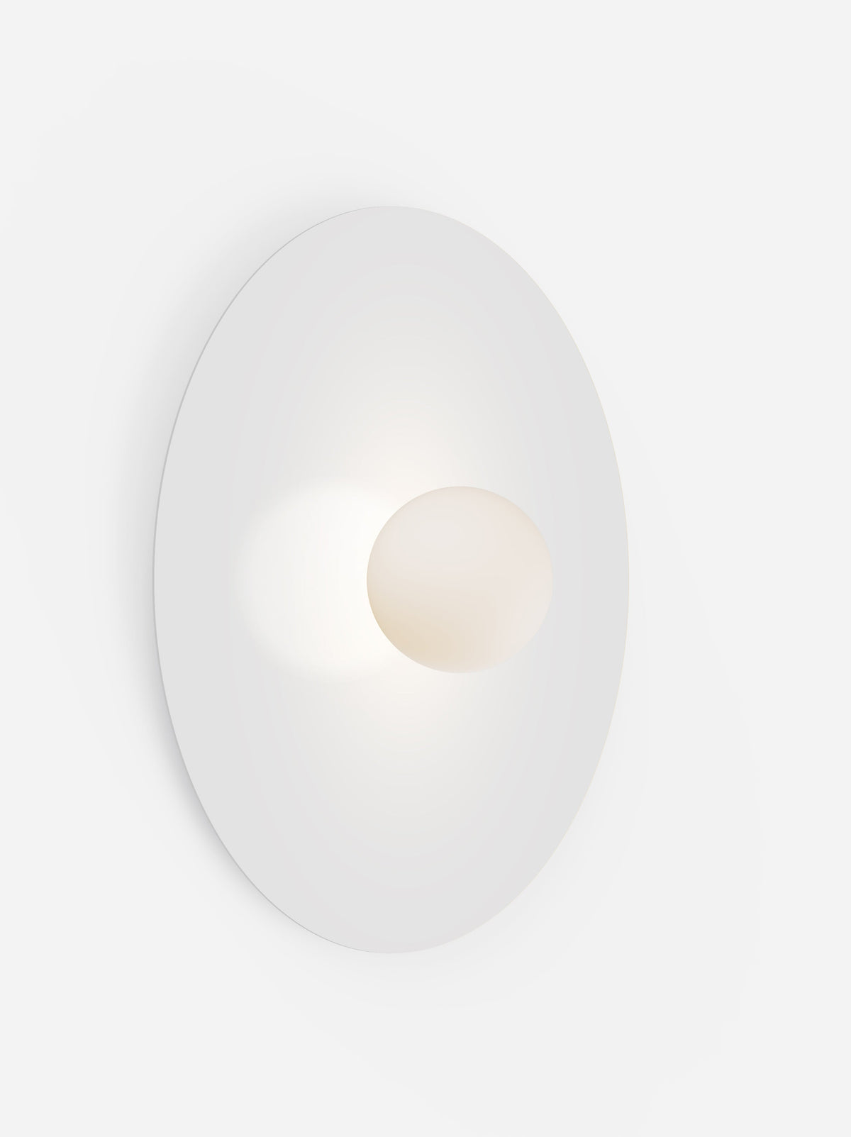 Pablo Designs Bola Disc Colors flush mount – 32" White disc
