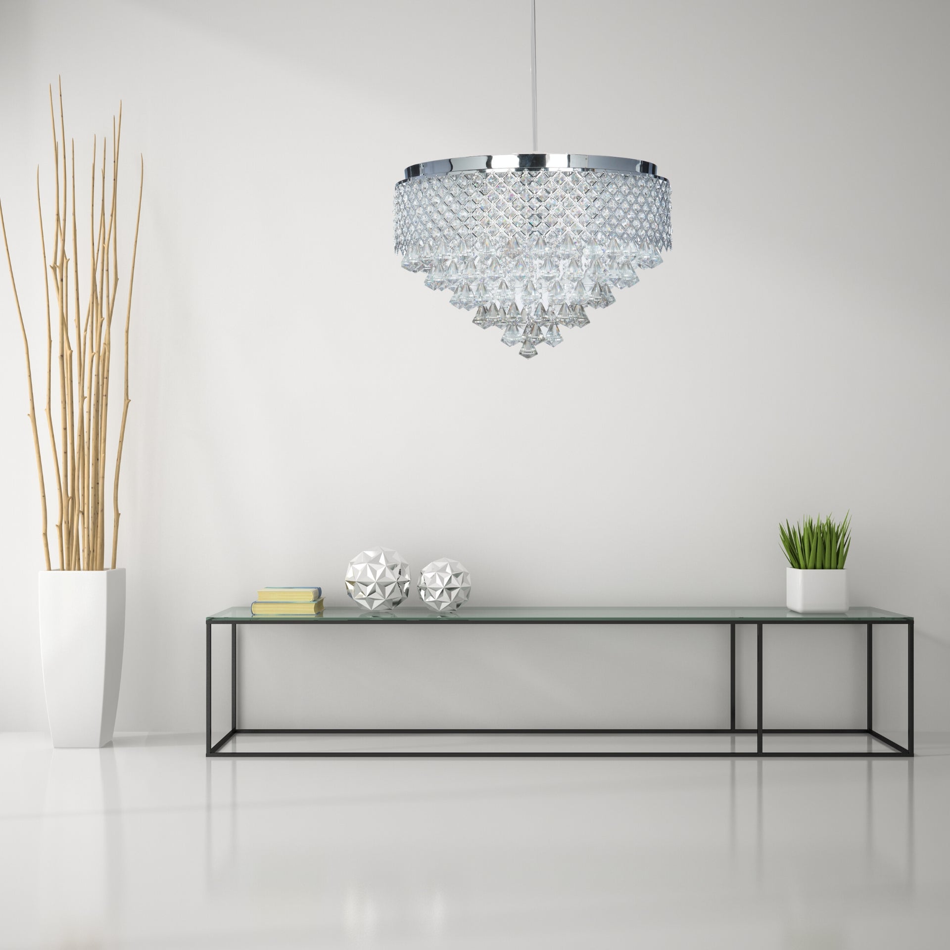 Cinderella Crystal Round Chandelier 12 Light by Finesse Decor FN-614