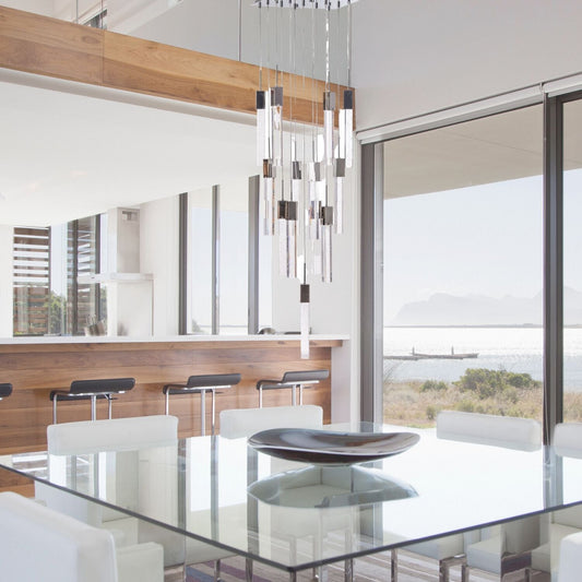 Rectangular Crystal Chandelier - Finesse Decor FN-1133-13