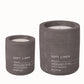 blomus Fraga Candle Set in Concrete Container Magnet Soft Linen Fragrance