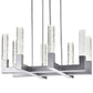 8 Light Square Crystal Dianyi LED Chandelier - Finesse Decor CH-1165-8