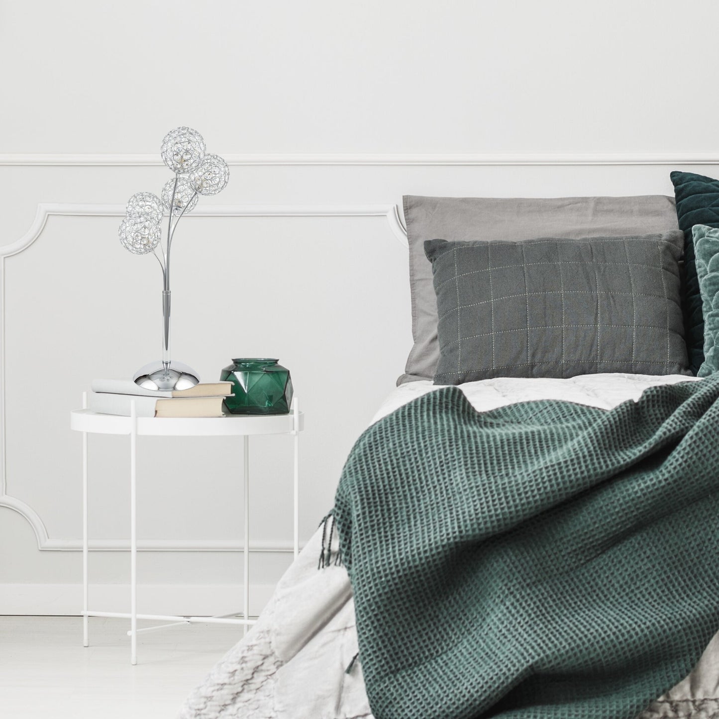 Thailand Crystal Domes Table Lamp - Finesse Decor FN-1136