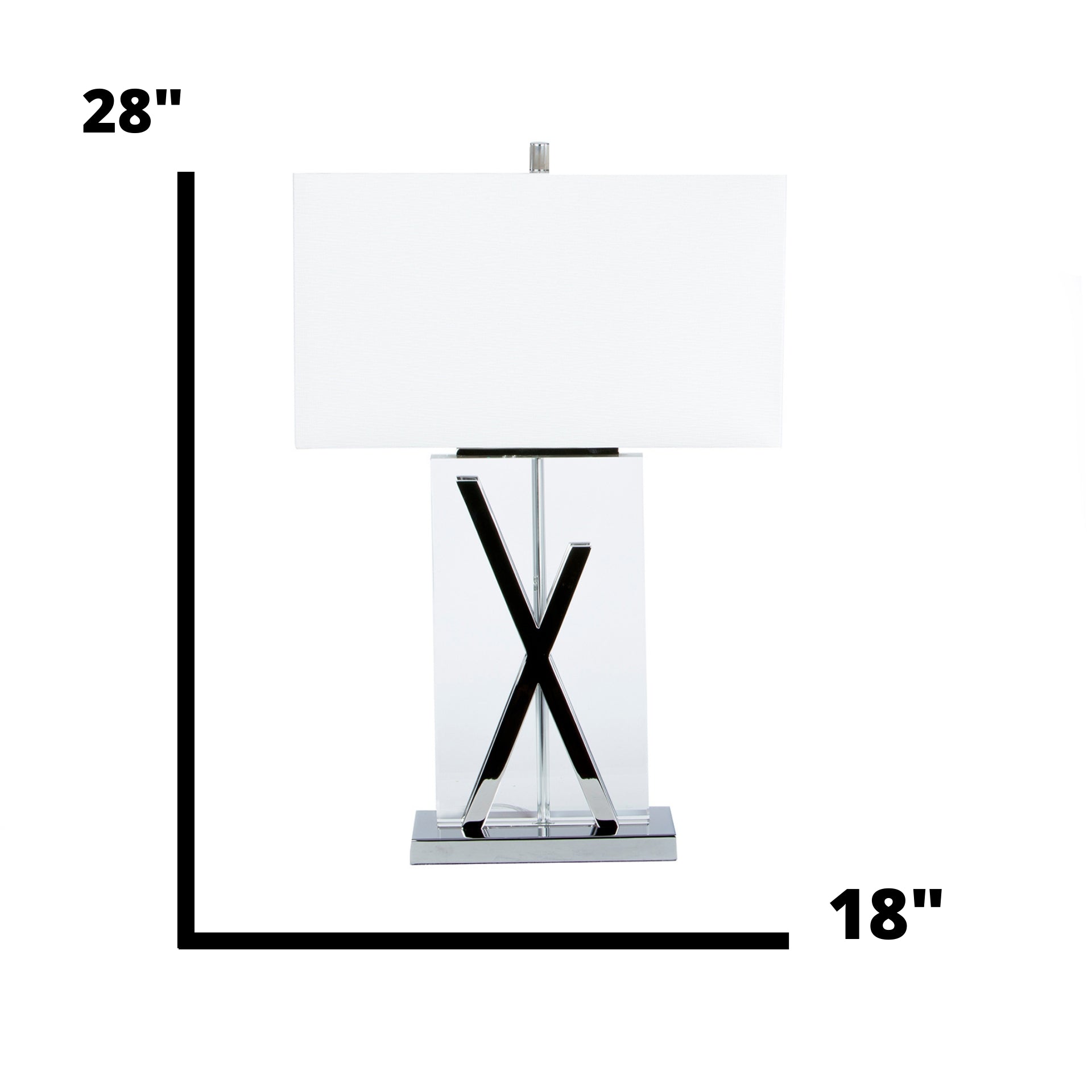 1 Light with USB Charger X Table Lamp - Finesse Decor FN-925