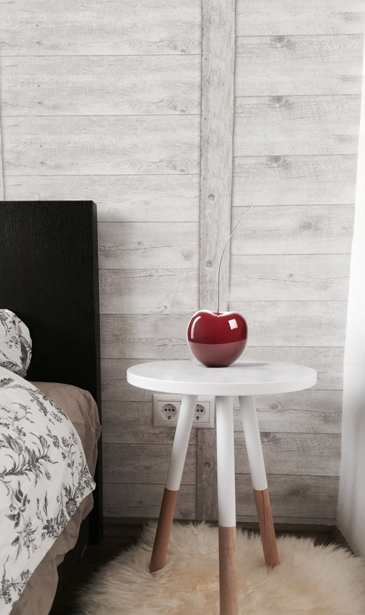 Medium Red Wine Cherry Sculpture 22" Tall - Finesse Decor E2250-RW