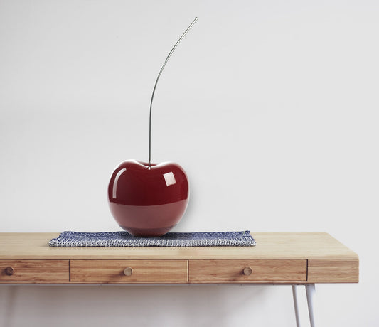 Large Red Wine Cherry Sculpture 25" Tall - Finesse Decor E2265-RW