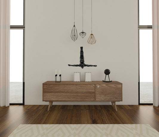 Diver 22" Wall Decor Sculpture - Finesse Decor C26XL-BK