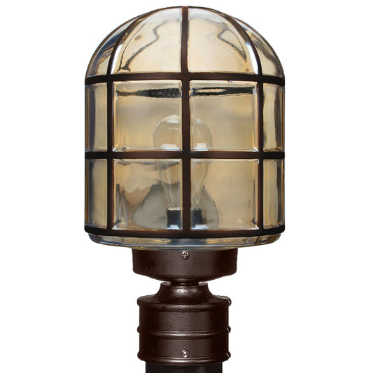 Besa Costaluz 3417 post lantern option – Bronze