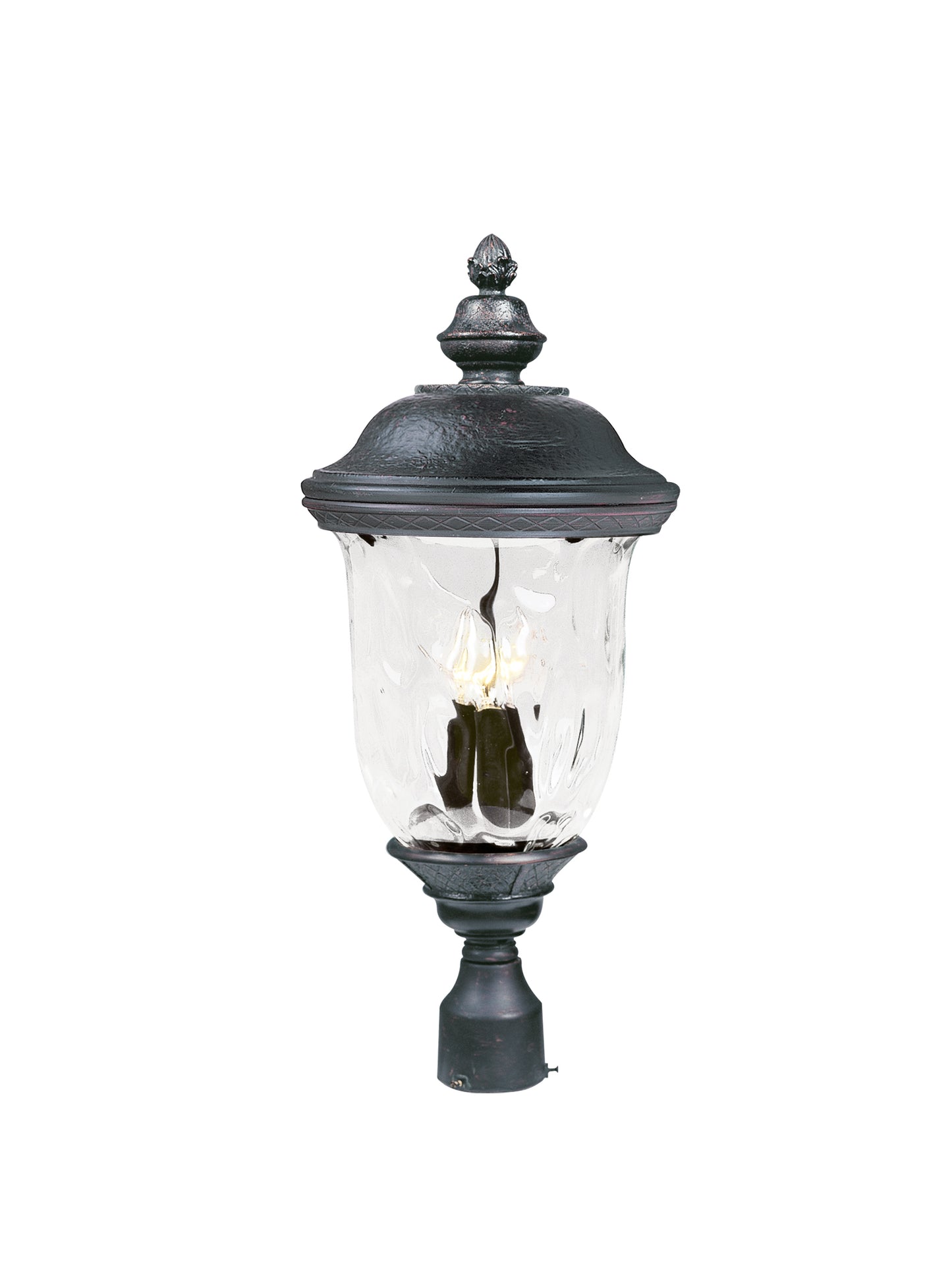 Carriage House DC 3-LT Outdoor Pole/Post Lantern Oriental Bronze by Maxim Lighting