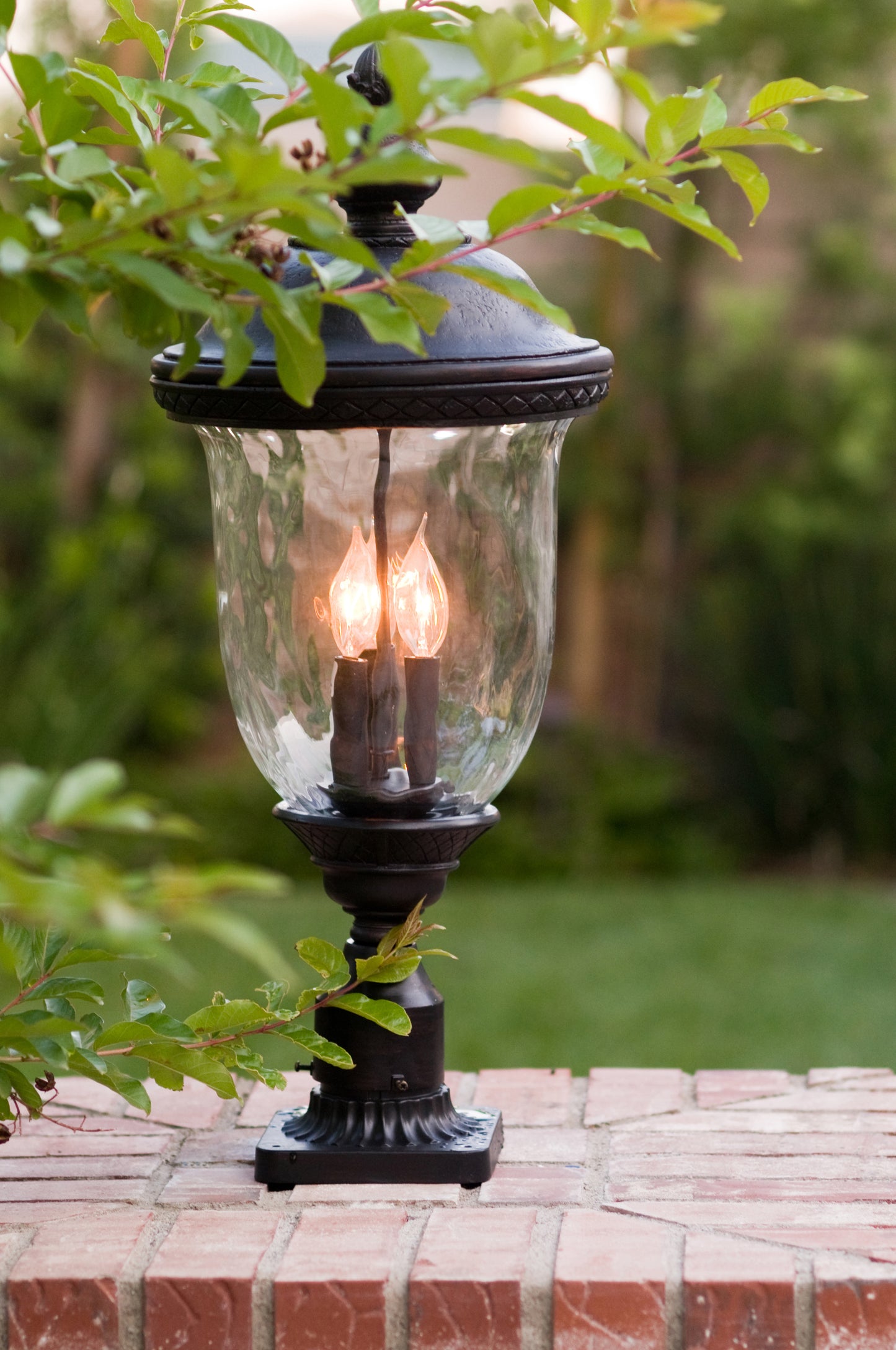 Carriage House DC 3-LT Outdoor Pole/Post Lantern Oriental Bronze by Maxim Lighting