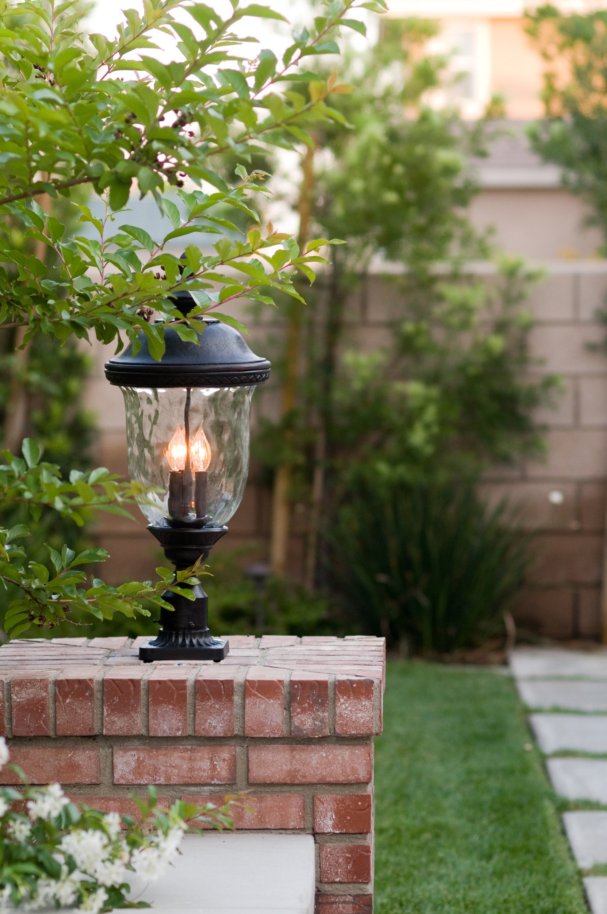 Carriage House DC 3-LT Outdoor Pole/Post Lantern Oriental Bronze by Maxim Lighting