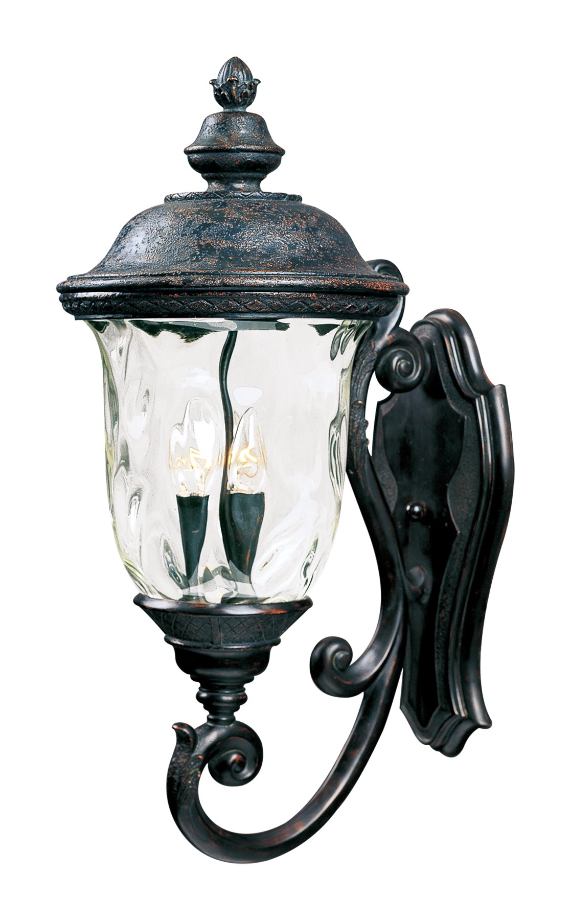 Carriage House DC 3-Light Outdoor Wall Lantern Oriental Bronze by Maxim Lighting