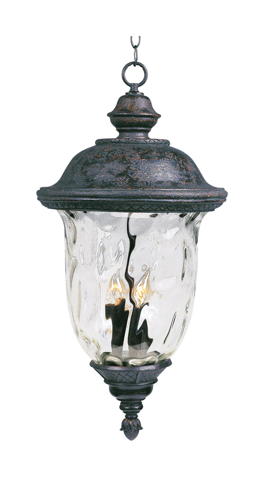 Carriage House DC 3-Light Outdoor Hanging Lantern Oriental Bronze by Maxim Lighting