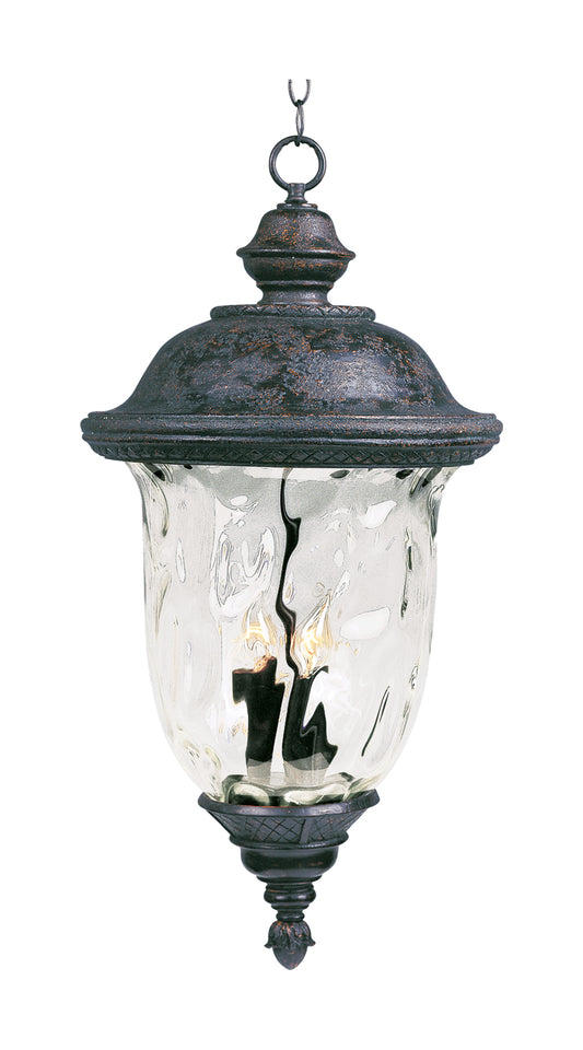 Carriage House DC 3-Light Outdoor Hanging Lantern Oriental Bronze by Maxim Lighting