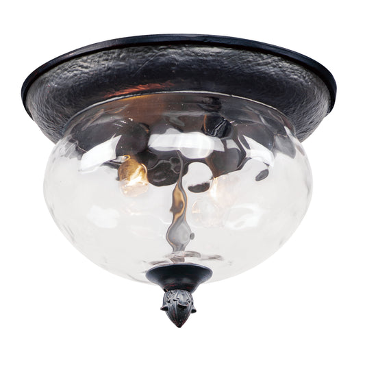 Carriage House DC 2-Light Outdoor Ceiling Mount Oriental Bronze by Maxim Lighting
