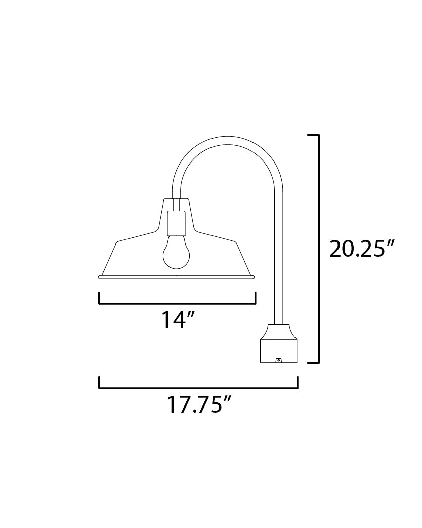 Pier M Post Lantern Empire Bronze/Black by Maxim Lighting