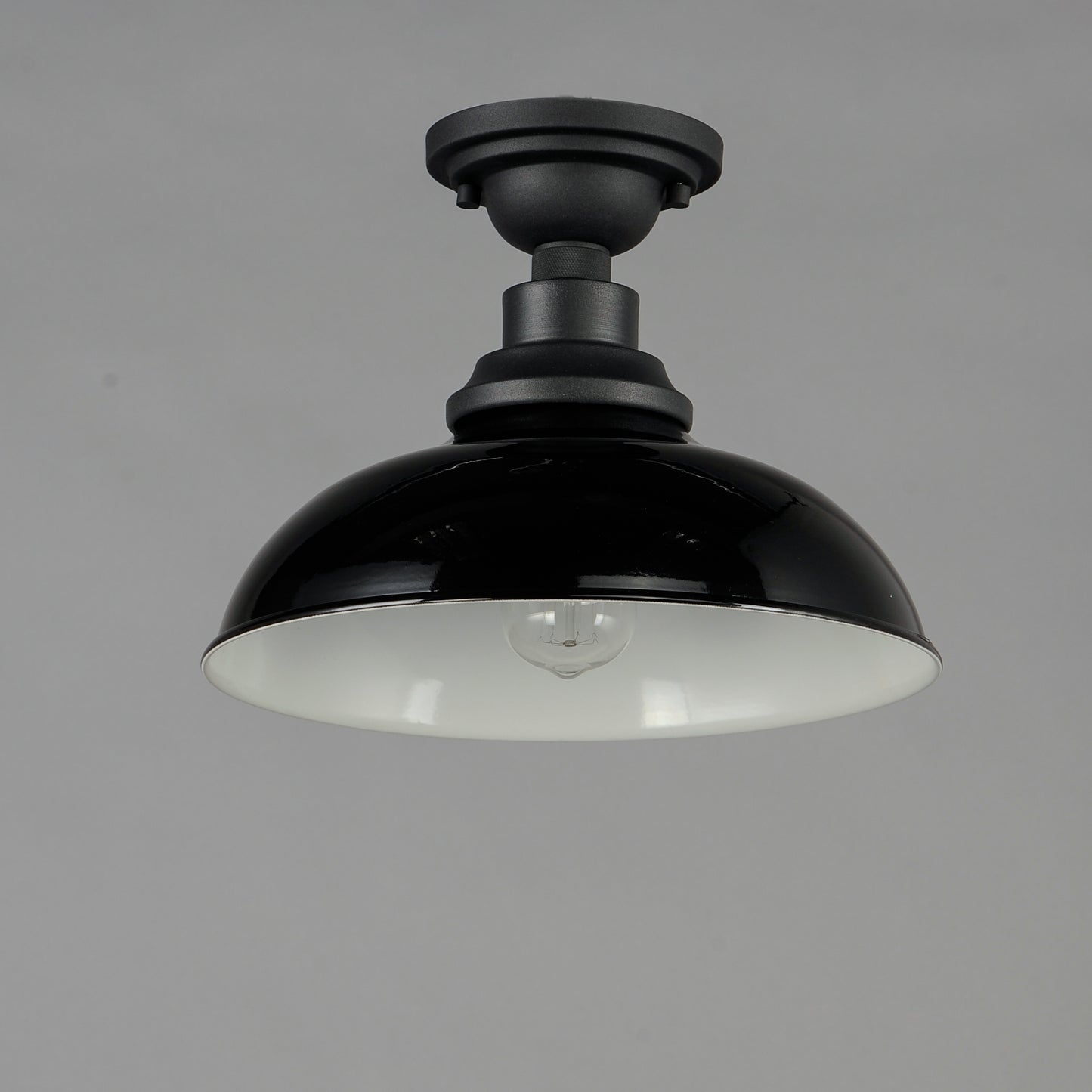 Granville Flush Mount Gloss Black/Black by Maxim Lighting