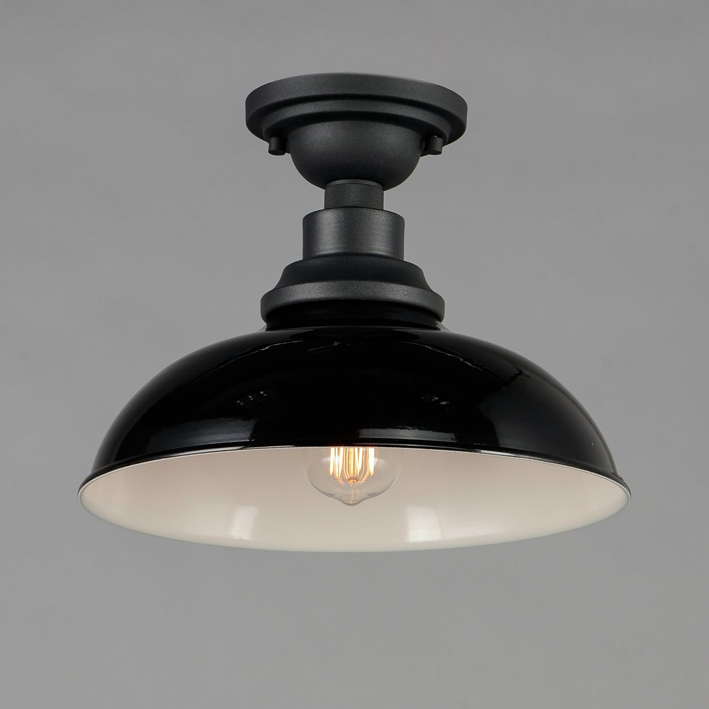 Granville Flush Mount Gloss Black/Black by Maxim Lighting