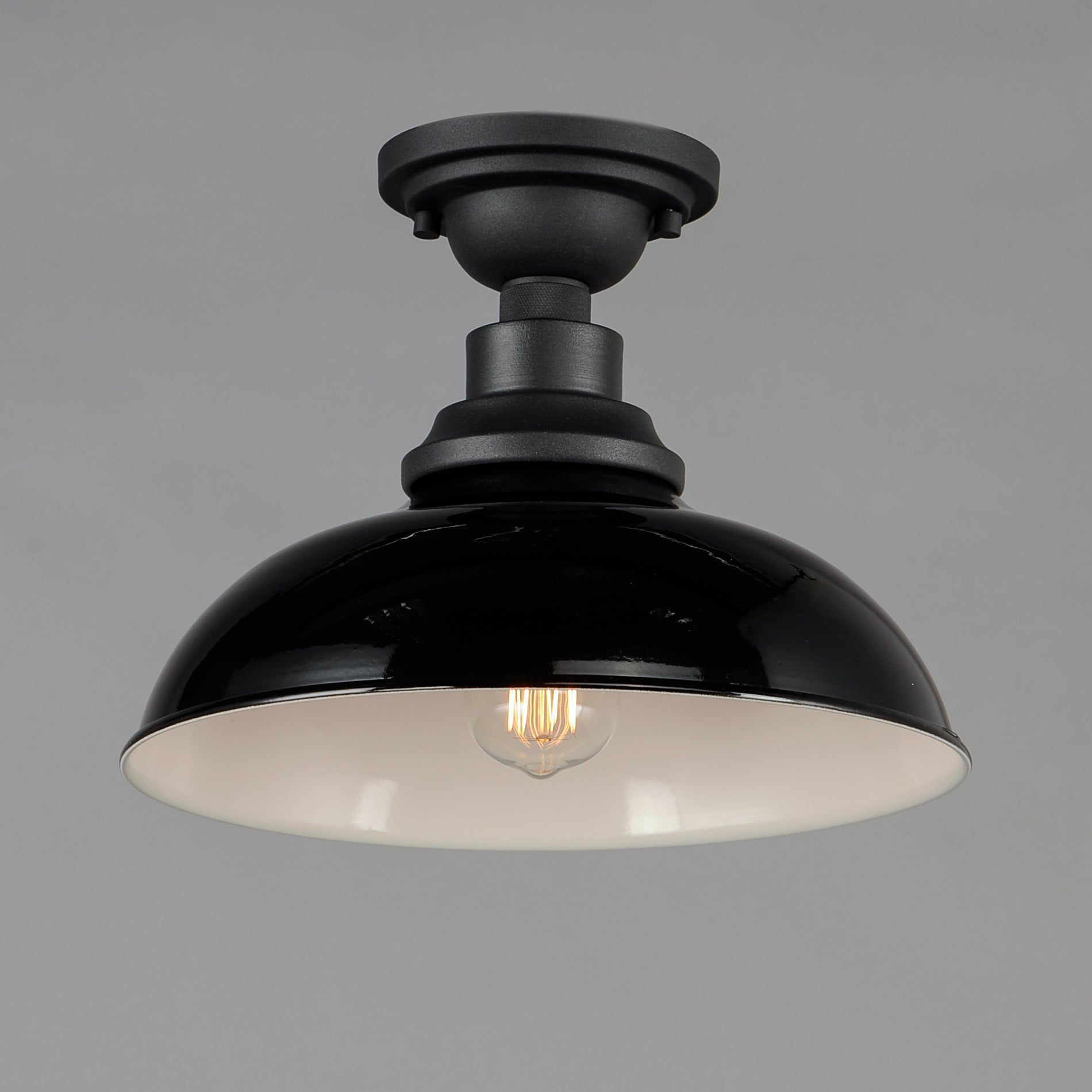 Granville Flush Mount Gloss Black/Black by Maxim Lighting