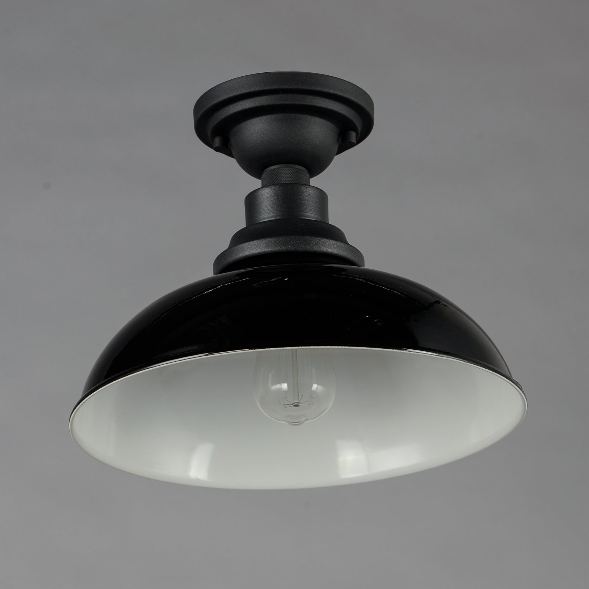 Granville Flush Mount Gloss Black/Black by Maxim Lighting