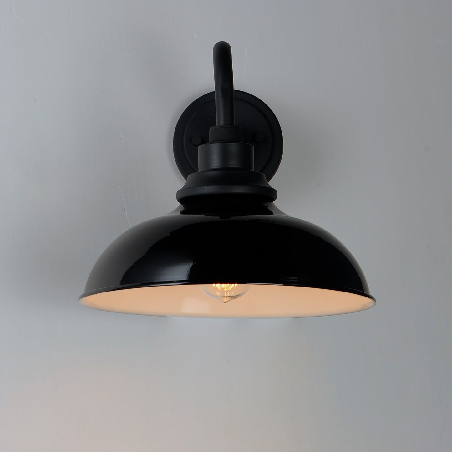 Granville Outdoor Wall Sconce Gloss Black/Black by Maxim Lighting
