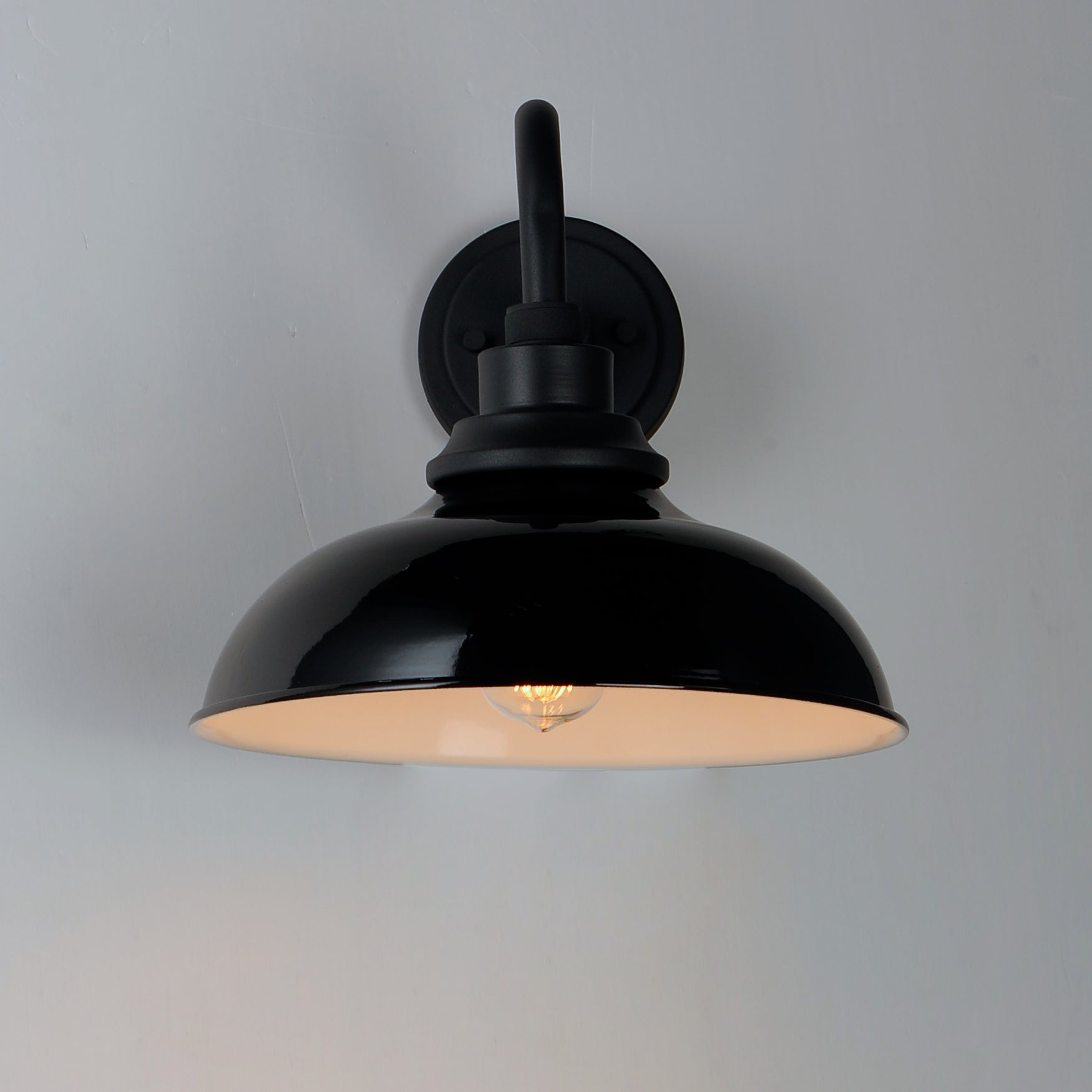 Granville Outdoor Wall Sconce Gloss Black/Black by Maxim Lighting
