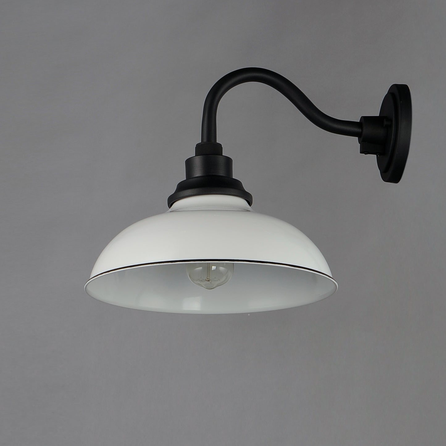 Granville Outdoor Wall Sconce White/Black by Maxim Lighting